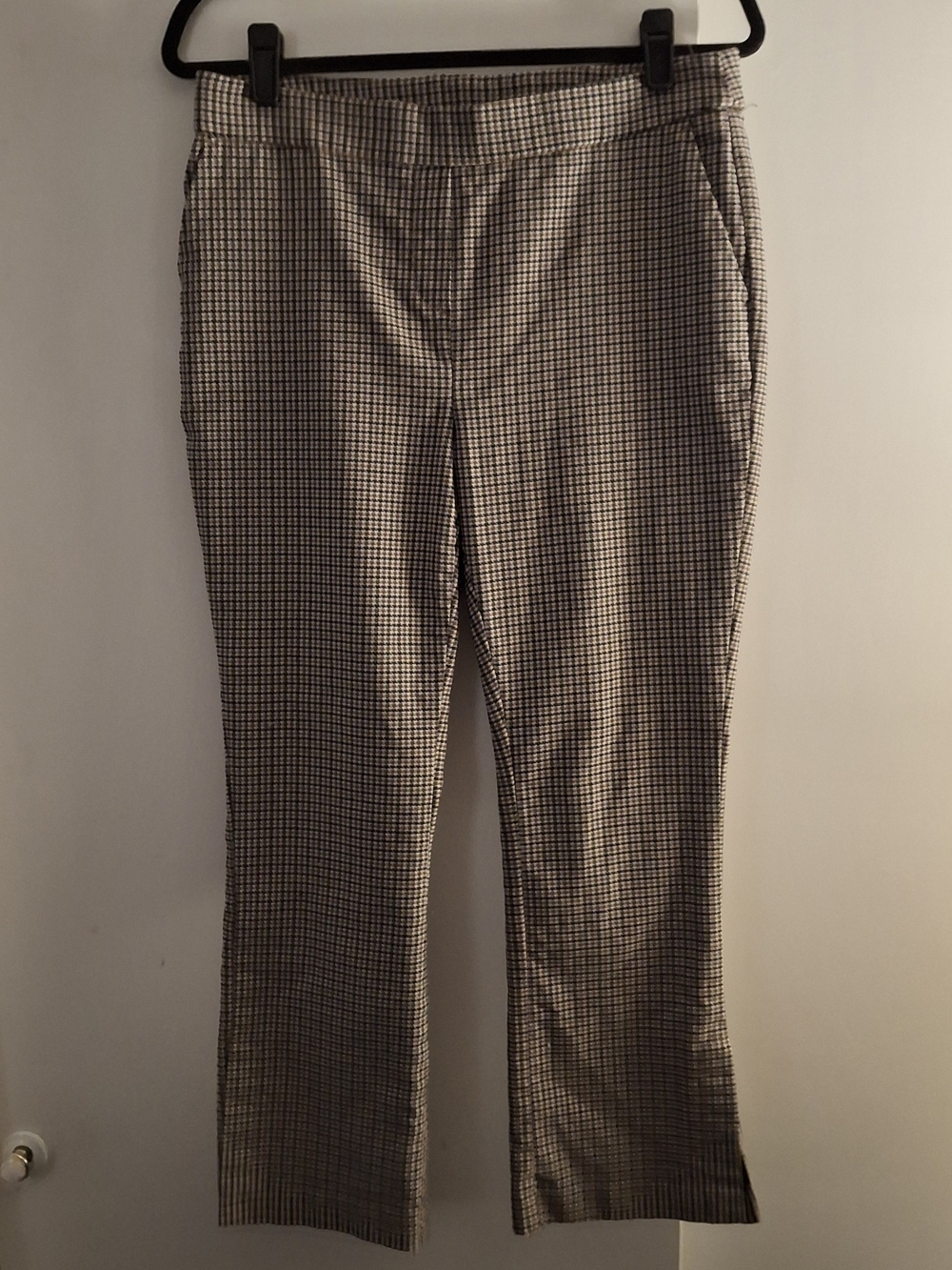 Jules & Leopold Black and White Houndstooth Trousers